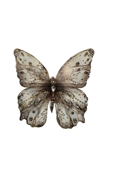 Butik Center 50 Adet Dekoratif Figürlü Kart Seti - Kelebek, Gül Taşıyan Kız v...