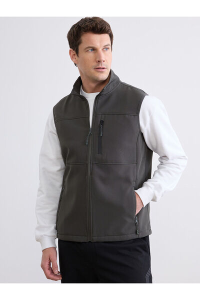 LC Waikiki Vizyon New Season Standard Fit Mock Neck Men's Vest