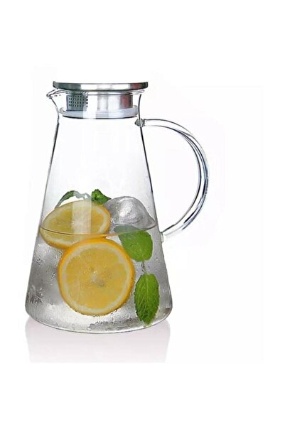 Reoona Metal Kapaklı Cam Sürahi Gusto 1800 ml