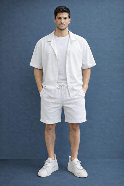 Boi قميص رجالي على طراز ألاكاتي، شورت واسع من قماش الوافل الفاخر، طقم علوي وس...