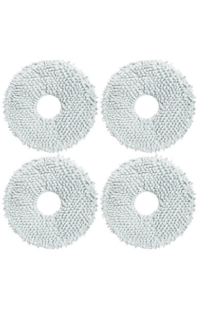 Saatistan Ecovacs Deebot T30 Pro uyumlu 4 adet mop paspas bezi seti