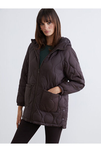 LC Waikiki Sparkling Choices Hooded Quilted Women's Puffer Coat from Shining ...