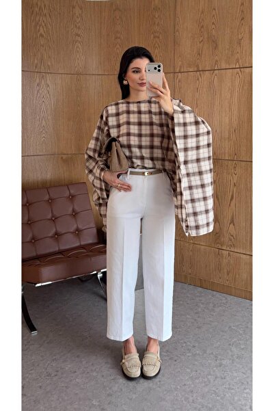 HAZELANNA White Skater Jean