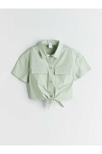 LC Waikiki Cămașă pentru fete Özmarka, sezon nou, basic, cu mânecă scurtă