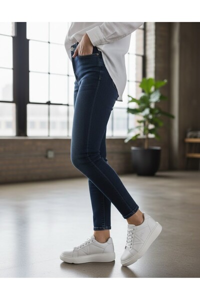 rocassi Women's Daily Genuine Leather Shoes White Leather