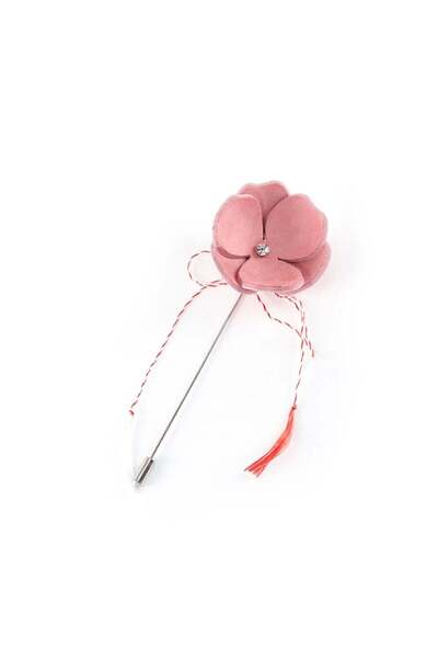HAIArt Pansy Brooch - Blush Pink