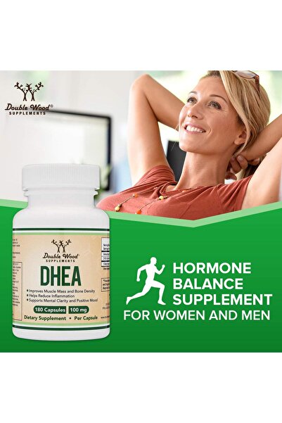 DOUBLE WOOD DHEA 100 mg 180 Caps USA