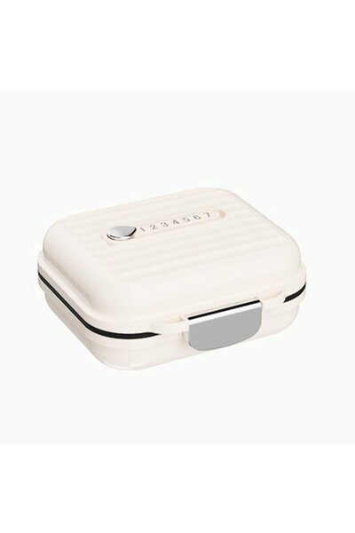 DAMUR Medicine Box, 7 Compartments, Portable and Compact