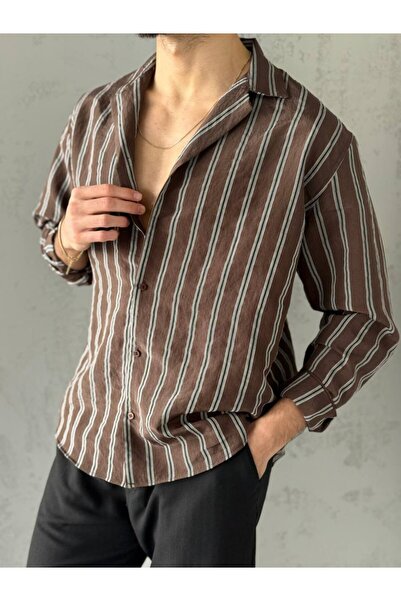 perasttesktil Men's Apaş Collar Regular Shirt