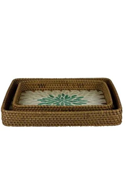 Generic Rectangular Serving Tray Made of Bamboo