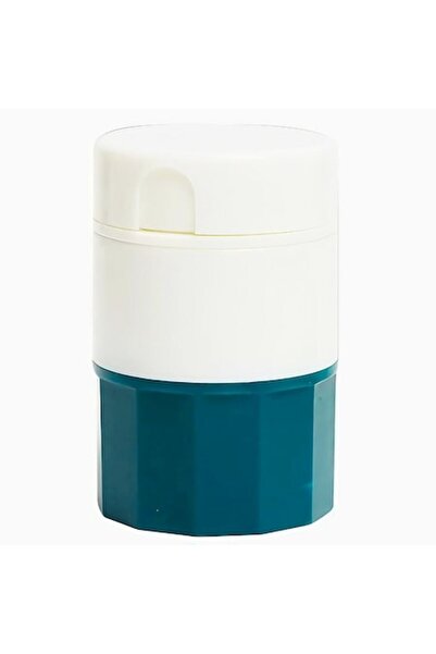 DAMUR Multifunctional Pill Box, 4 in 1, Water Cup, Cutting, Crushing, Storage...