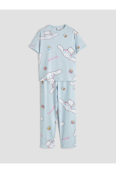 LC Waikiki RMZ GİYİM FARKIYA طقم بيجامة بناتي مطبوع عليه روبا ياكا سينامورول