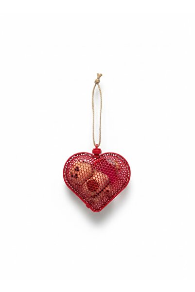 Nova lab Kalpli Kutuda Ayıcık ve Love Yazılı Anahtarlık/Charm - 14 Şubat Sevg...