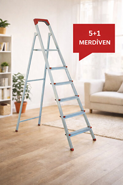 NVT YAPI İNŞAAT 5+1 Ev Tipi 150kg Taşıma Kapasiteli Profil Merdiven