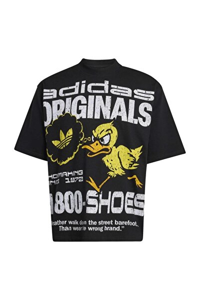 adidas Men's Black T-Shirt Duck Gfx Tee Kg6438