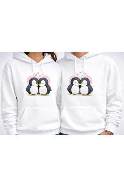 Tiny and Co Valentine's Day Printed Hooded Sweatshirt (Product Is a Single Item)