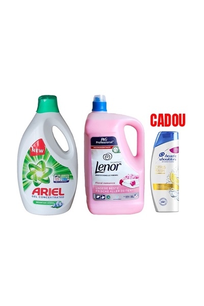 Ariel Mountain Spring 5.7 L + Lenor Profesional 5L + CADOU Head & Shoulders C...