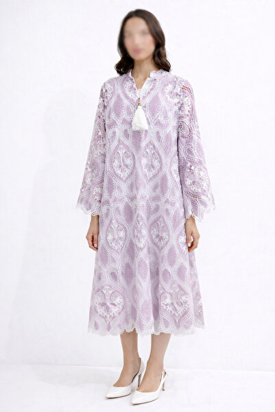 RONZA Elegant lace jalabiya