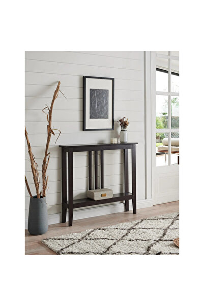 Poyraz Furniture Accessory Giriş Holü Masası,Depolama Alanlı Konsol Masa,Kori...