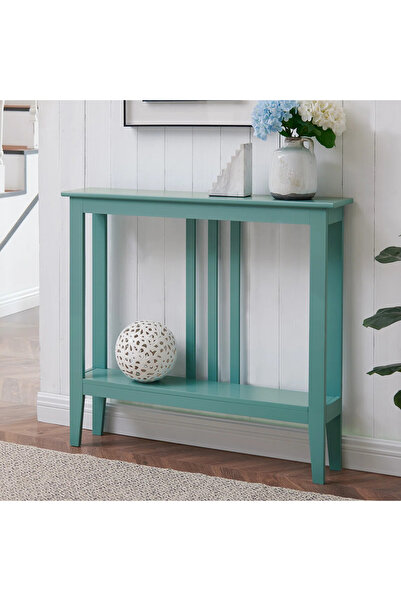 Poyraz Furniture Accessory Giriş Holü Masası,Depolama Alanlı Konsol Masa,Kori...