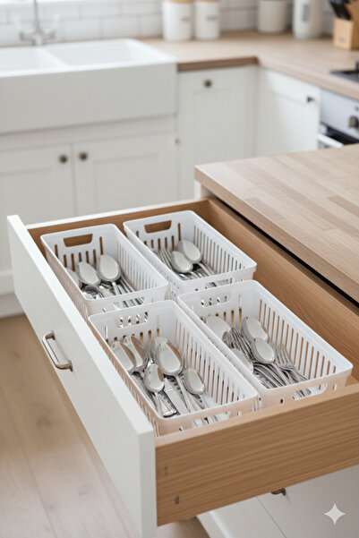 tozlupazar 5 τεμάχια Συρταριέρα & Οργανωτής Μαχαιριών & Κουταλιών