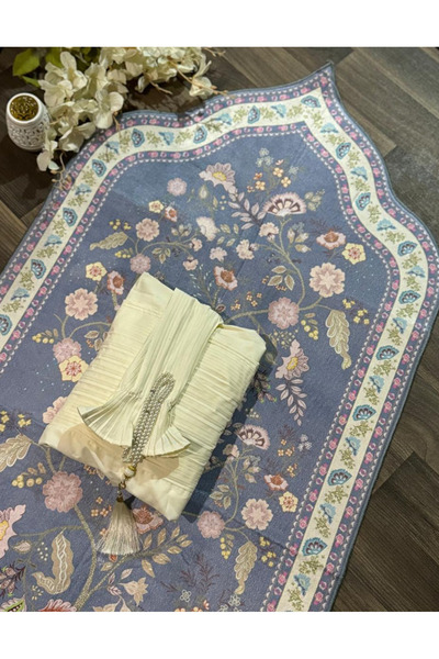 Gerenic طقم صلاة نسائي يتكون عادةً من سجادة صلاة وشرشف صلاة