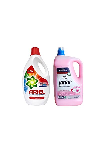 Ariel Universal Clean Detergent 5.7 L + Lenor Professional Conditioner 5L