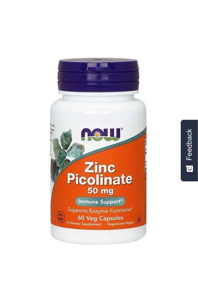 NAW Now Zinc Picolinate 60S 50mg Capsules