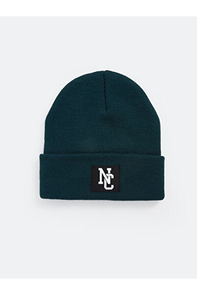 LC Waikiki Sparkling Choices Letter Embroidered Men's Beanie from Shining Store