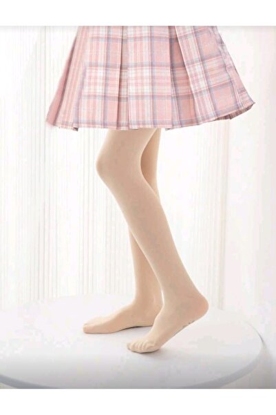 lamsat fn Cotton tights for little girls, one color - 3 pack