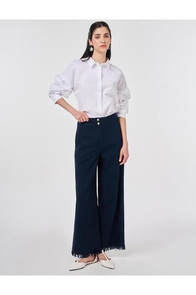 KYR Tifsitmeli Canvas Trousers Dark Navy Blue