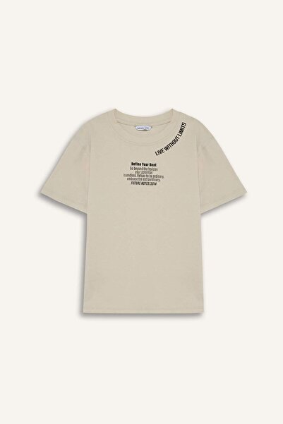 DeFacto Printed T-Shirt Boys G7469A826Sm