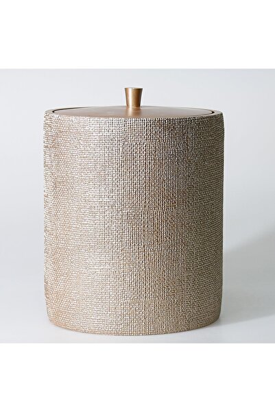 Saatistan Doğal Çöp Kovası Vizon renkli şık ve kullanışlı tasarım