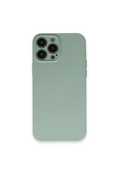 eco port iPhone 13 Pro Case Nano Velvet Silicone - Aqua Green