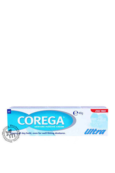 Corega Ultra Zinc Free Cream 40Gm