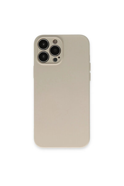 eco port iPhone 13 Pro Case Nano Velvet Silicone - Beige