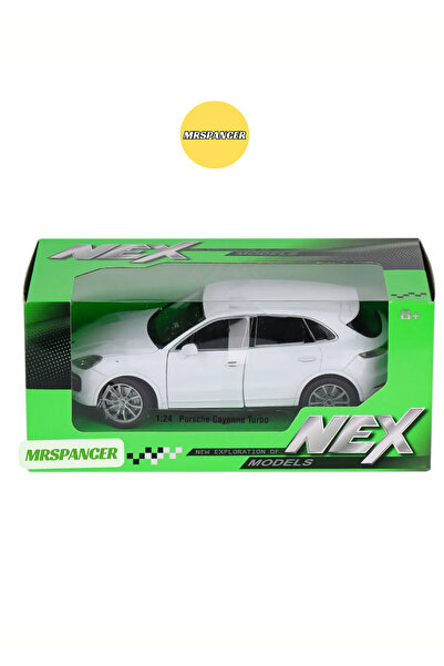 MRSPANCER 240929e - Turbo 1:24 Cayenne Oyuncak Araba Beyaz Porshe