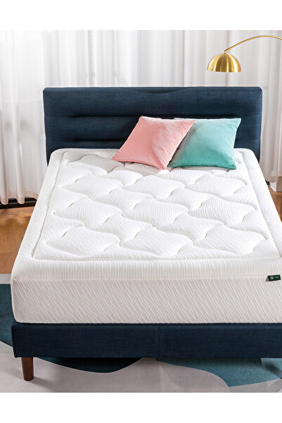 Zinus مرتبة سرير كوين من إسفنج الذاكرة كلاود لتخفيف الضغط، حاصلة على شهادة OE...