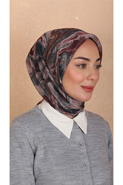 locella Lo'cella Pamuklu Soft Eşarp 4535-10 Antrasit-Vizon