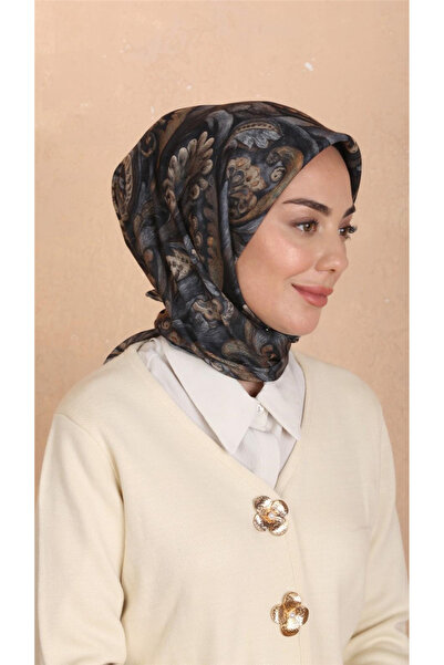 locella Lo'cella Pamuklu Soft Eşarp 4537-6 Siyah