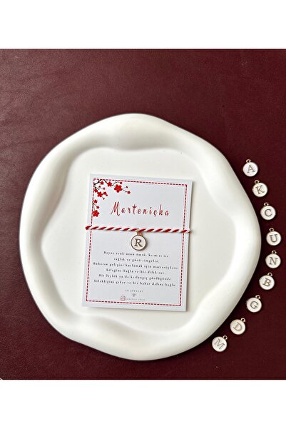 the canelif accessories Kartlı Marteniçka Bileklik - Ayarlanabilir, Şans Geti...