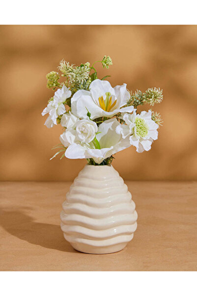 REDTAG Artificial Flower Arrangement In Ceramic Pot
