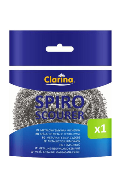 Clarina burete de vase din oțel inoxidabil 1 buc.