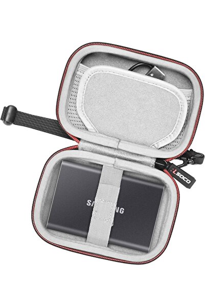 RLSOCO حافظة صلبة لجهاز سامسونج T7/T7 شيلد/T7 تاتش/T9/T5 SSD المحمول