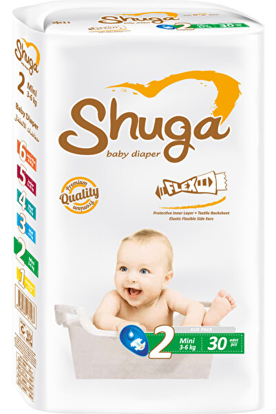 Shuga Baby Diaper Ekonomik Paket 2 numara 30 adet
