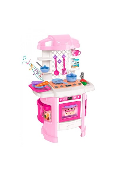 Technok Toys Kitchen with Sounds and Steam Effect for Girls