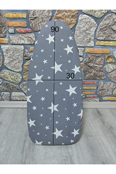 COVER TEKSTİL MİNİ ÜTÜ MASASİ KILIFI 1 Kalite Beyaz Keçe Ütü Masası Kılıfı Ör...