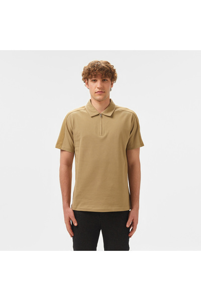 Calvin Klein Erkek Kahverengi Polo