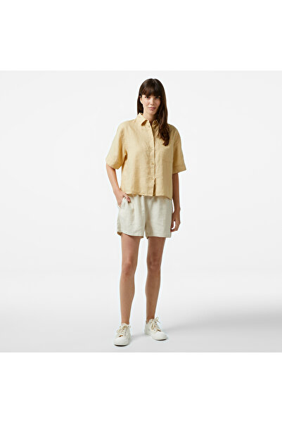 Tommy Hilfiger Kadın Bej Şort