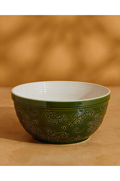 REDTAG وعاء خلط أخضر منقوش (كبير)